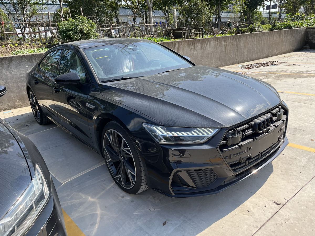 奧迪 奧迪A7L  2023款 45 TFSI quattro S-line 黑武士版圖片