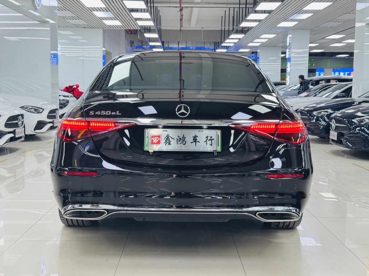 奔馳 奔馳S級新能源  2023款 改款 S 450 e L 插電式混合動力轎車圖片