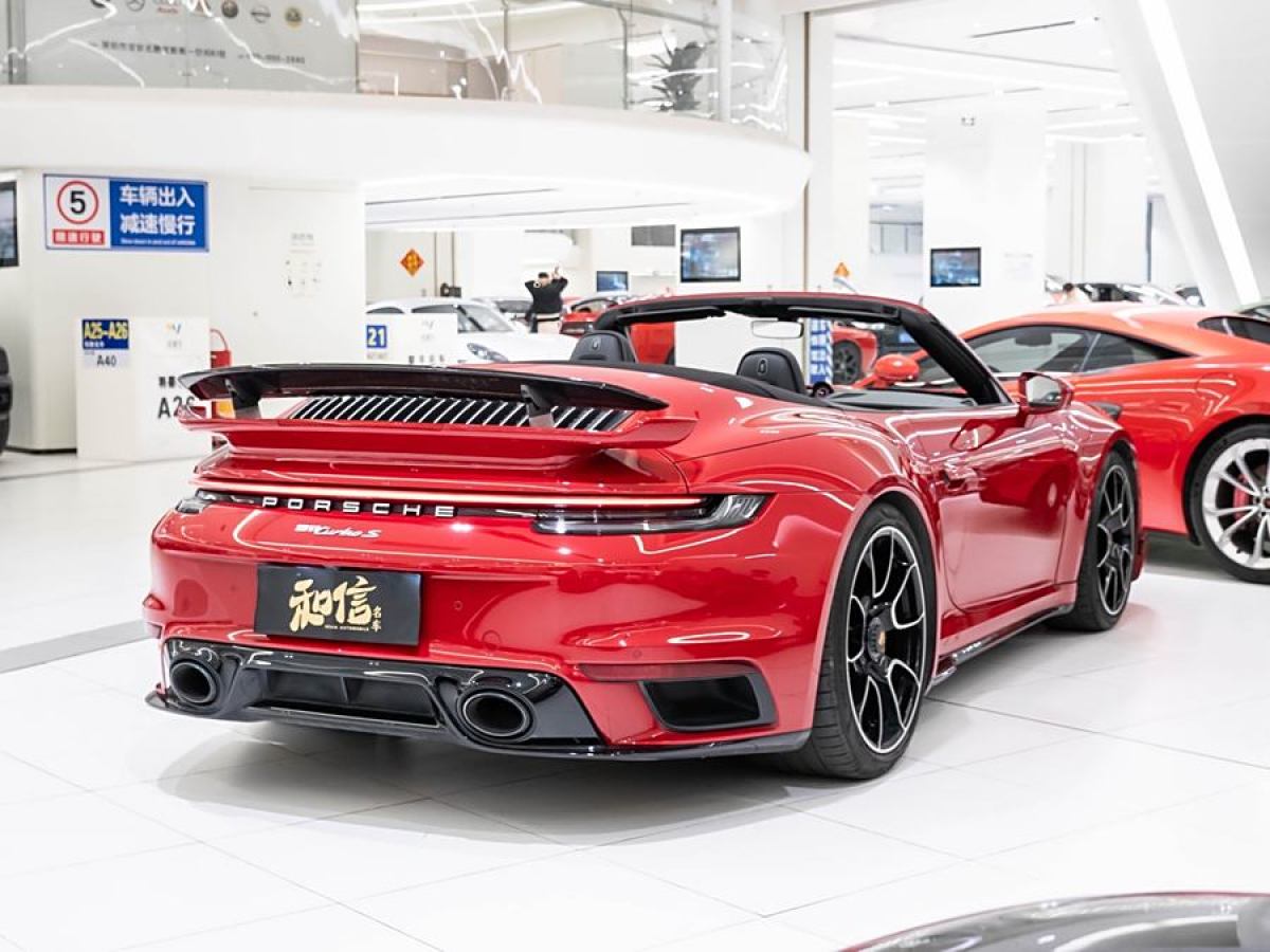 保時捷 911  2022款 Turbo S Cabriolet 3.8T圖片