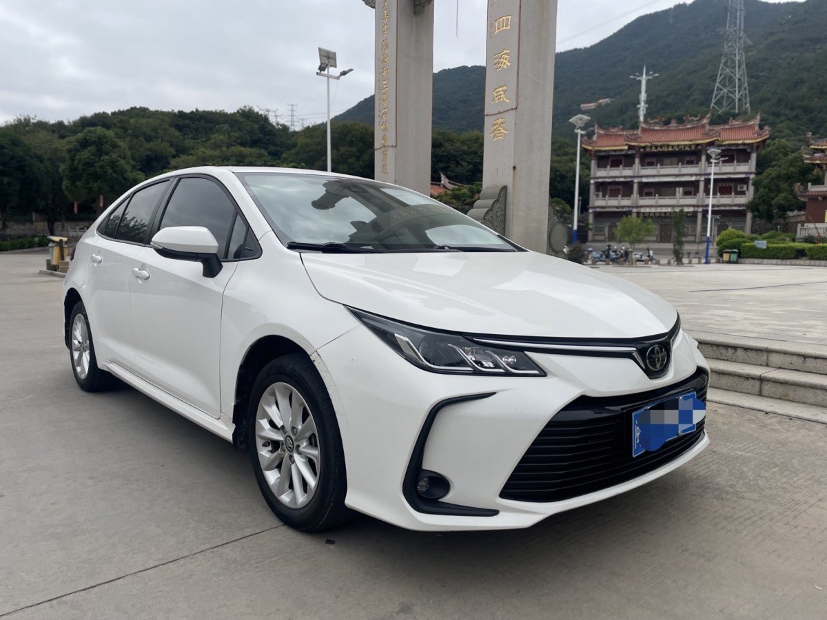 2021年7月豐田 卡羅拉  2021款 1.2T S-CVT 豪華版