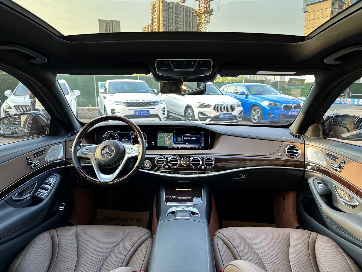 2019年9月奔驰 奔驰S级  2019款 S 350 L 尊贵型