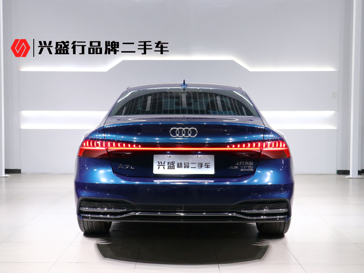 2024年9月奧迪 奧迪A7L  2024款 45TFSI quattro S-line 見(jiàn)遠(yuǎn)型 流晶套裝