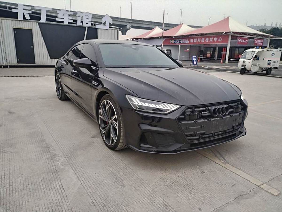 奧迪 奧迪A7L  2023款 45 TFSI quattro S-line 黑武士版圖片