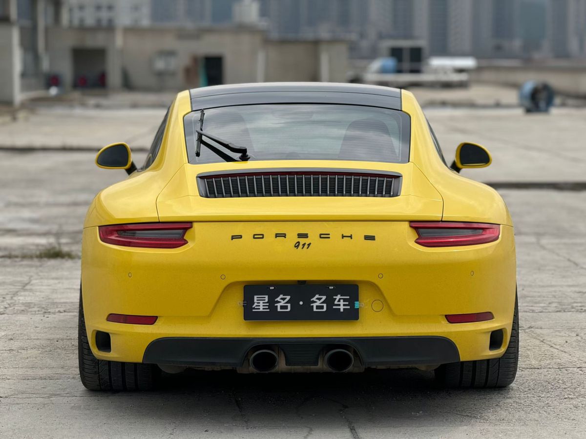 2018年1月保時(shí)捷 911  2016款 Carrera 3.0T