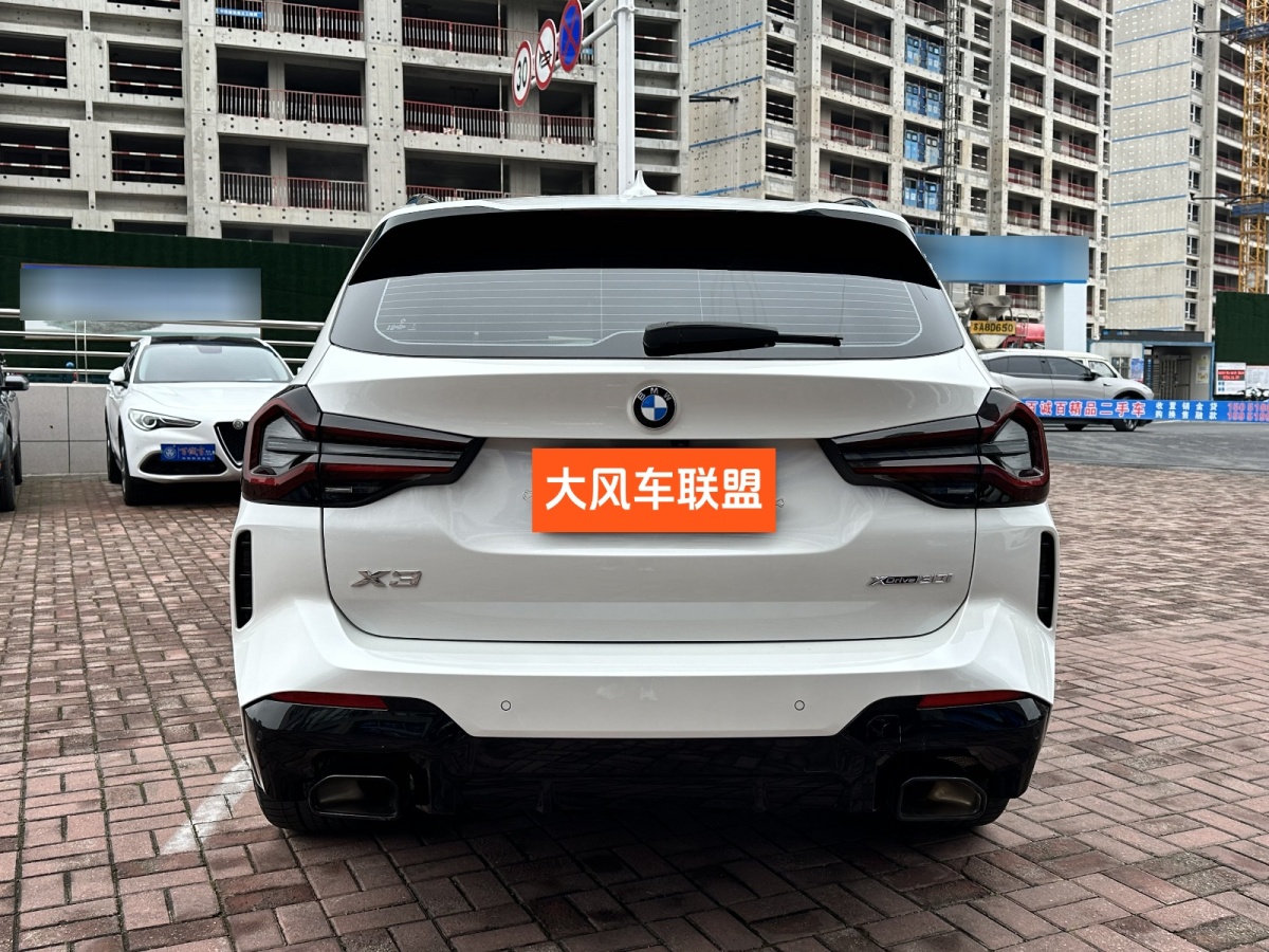 寶馬 寶馬X3  2022款 改款 xDrive30i 領(lǐng)先型 M曜夜套裝圖片