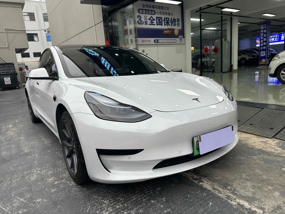 特斯拉 Model 3  2021款 改款 標(biāo)準(zhǔn)續(xù)航后驅(qū)升級版圖片