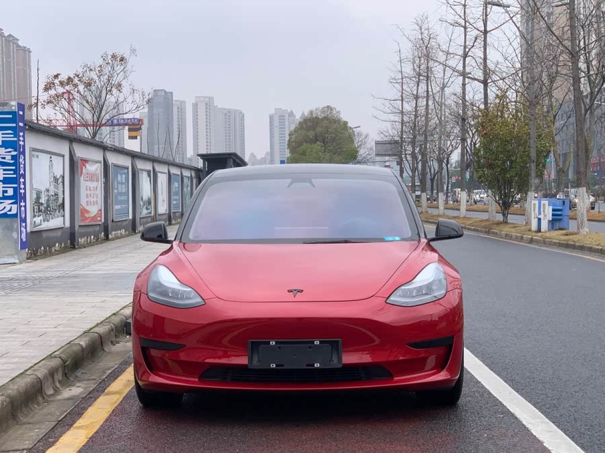 特斯拉 Model 3  2021款 改款 標(biāo)準(zhǔn)續(xù)航后驅(qū)升級版圖片