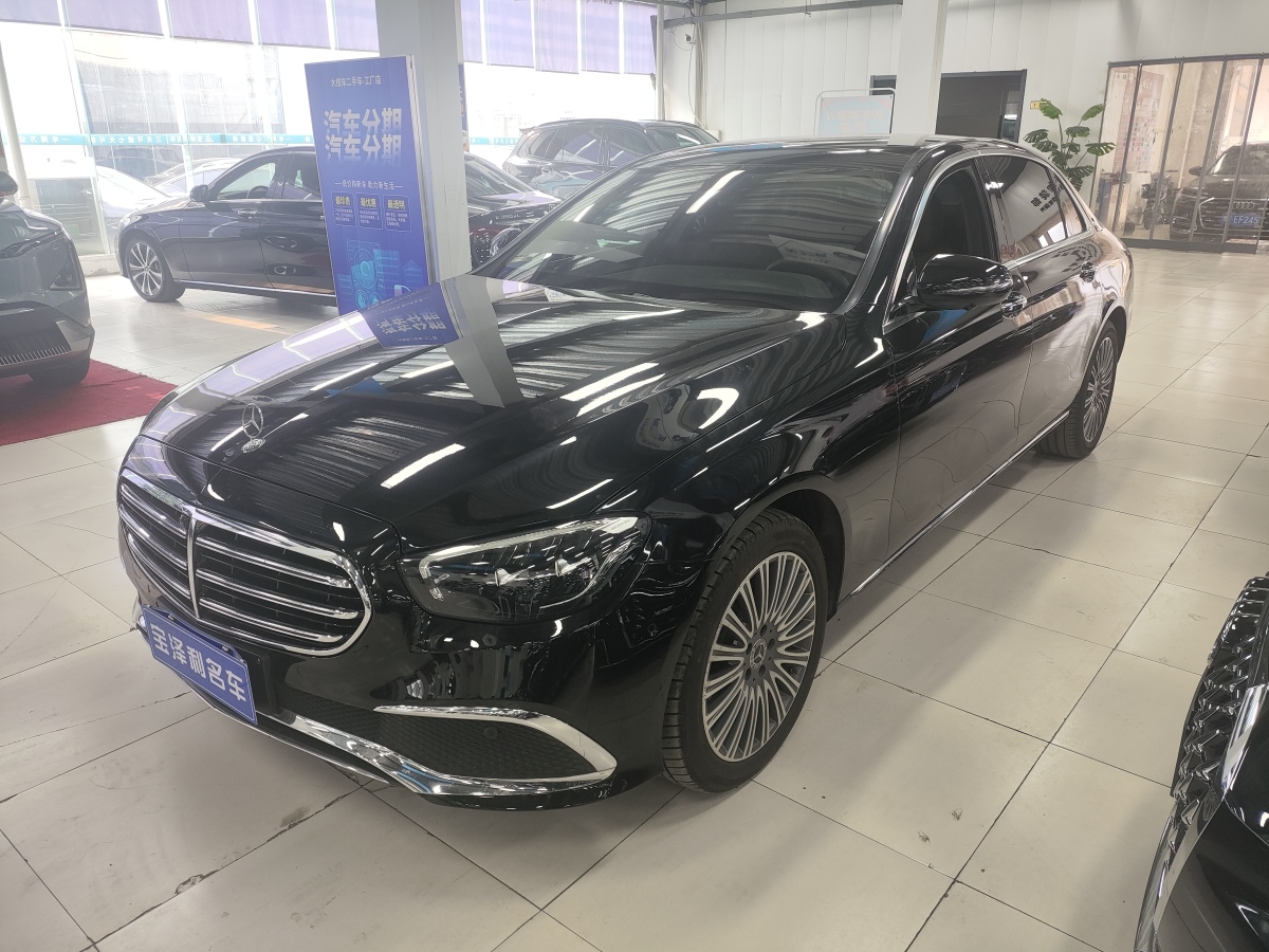 2022年12月奔馳 奔馳E級  2023款 改款 E 300 L 豪華型