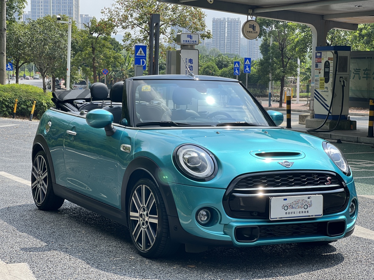 2021年8月MINI MINI  2021款 2.0T COOPER S CABRIO 加勒比藍(lán)典藏版