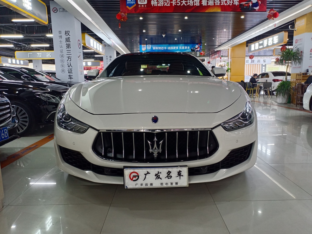 2020年8月瑪莎拉蒂 Ghibli  2019款 3.0T 350Hp 標(biāo)準(zhǔn)版 國VI