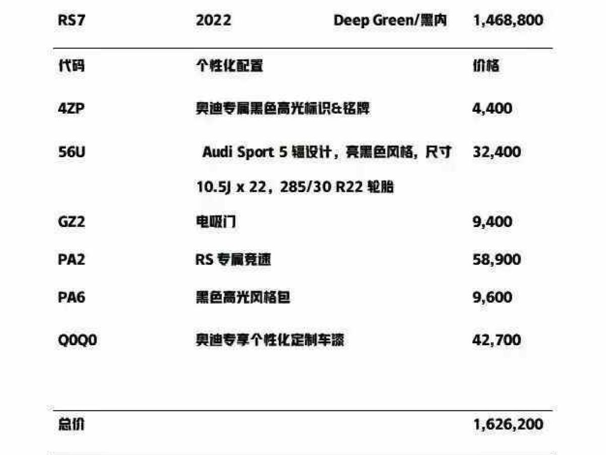 奧迪 奧迪RS 4  2023款 RS4 Avant 常規(guī)版圖片