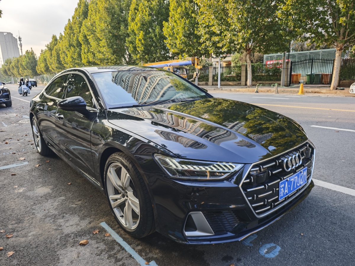 奧迪 奧迪A7L  2023款 45 TFSI quattro S-line 黑武士版圖片