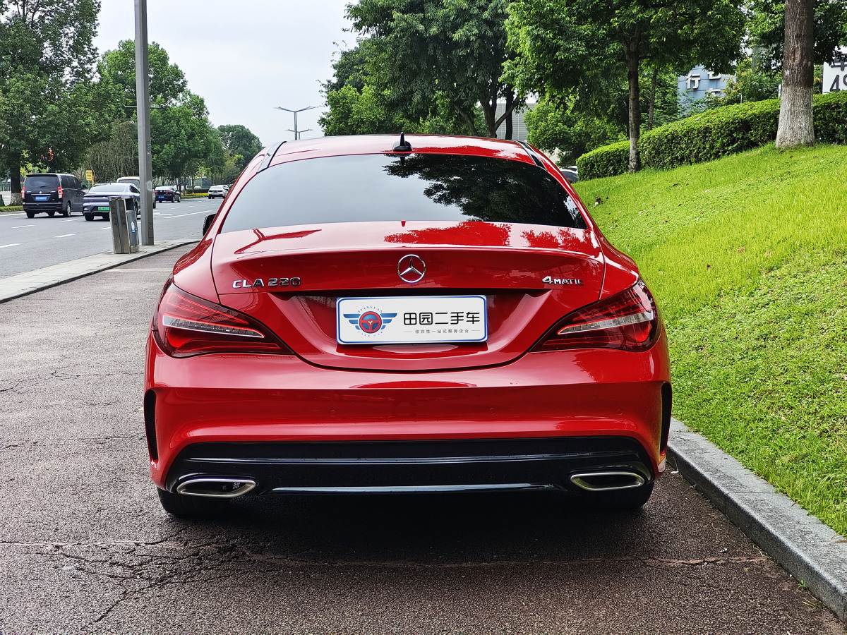 2018年7月奔馳 奔馳CLA級  2018款 CLA 220 4MATIC