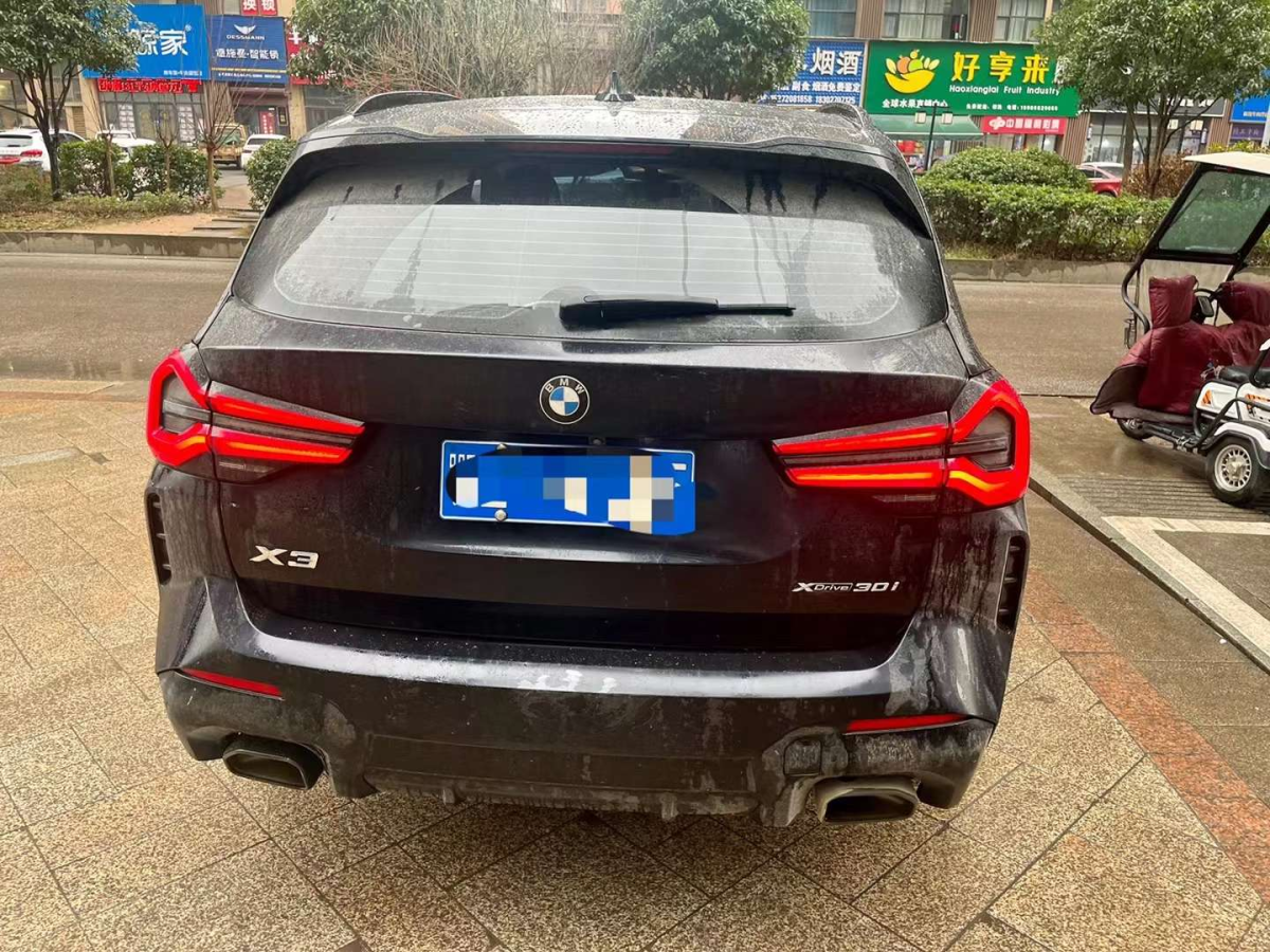 寶馬 寶馬X3  2022款 改款 xDrive30i 領(lǐng)先型 M曜夜套裝圖片