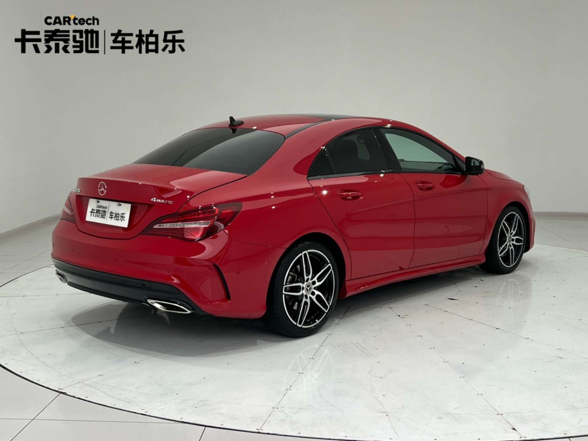 2017年07月奔馳 奔馳CLA級(jí)  2018款 CLA 220 4MATIC