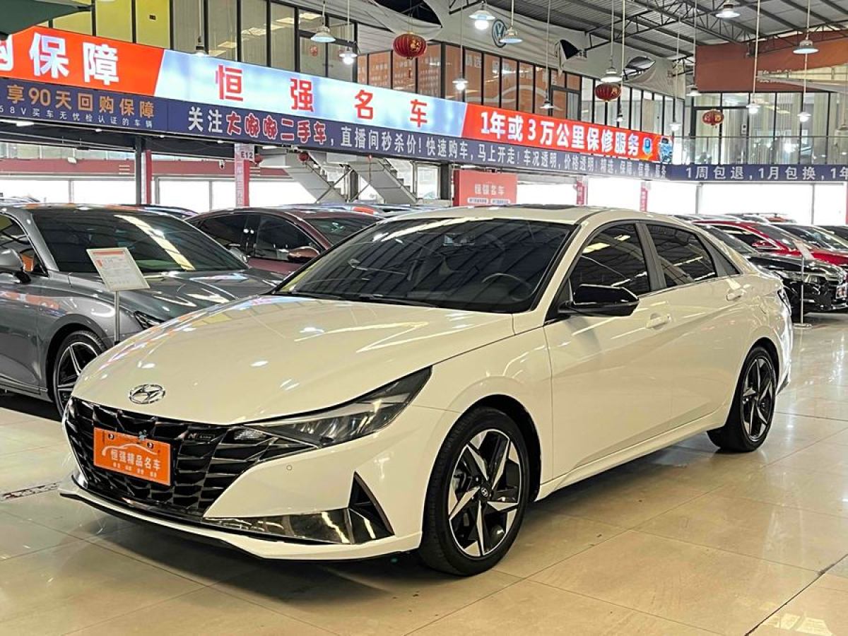 2021年9月現(xiàn)代 伊蘭特  2021款 1.5L GLX精英版