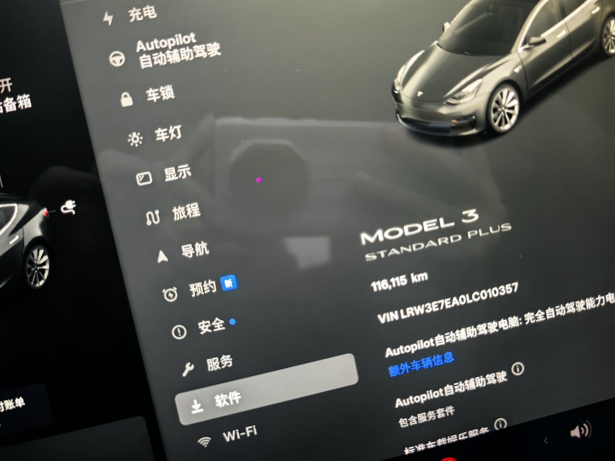 特斯拉 Model 3  2019款 標(biāo)準續(xù)航后驅(qū)升級版圖片