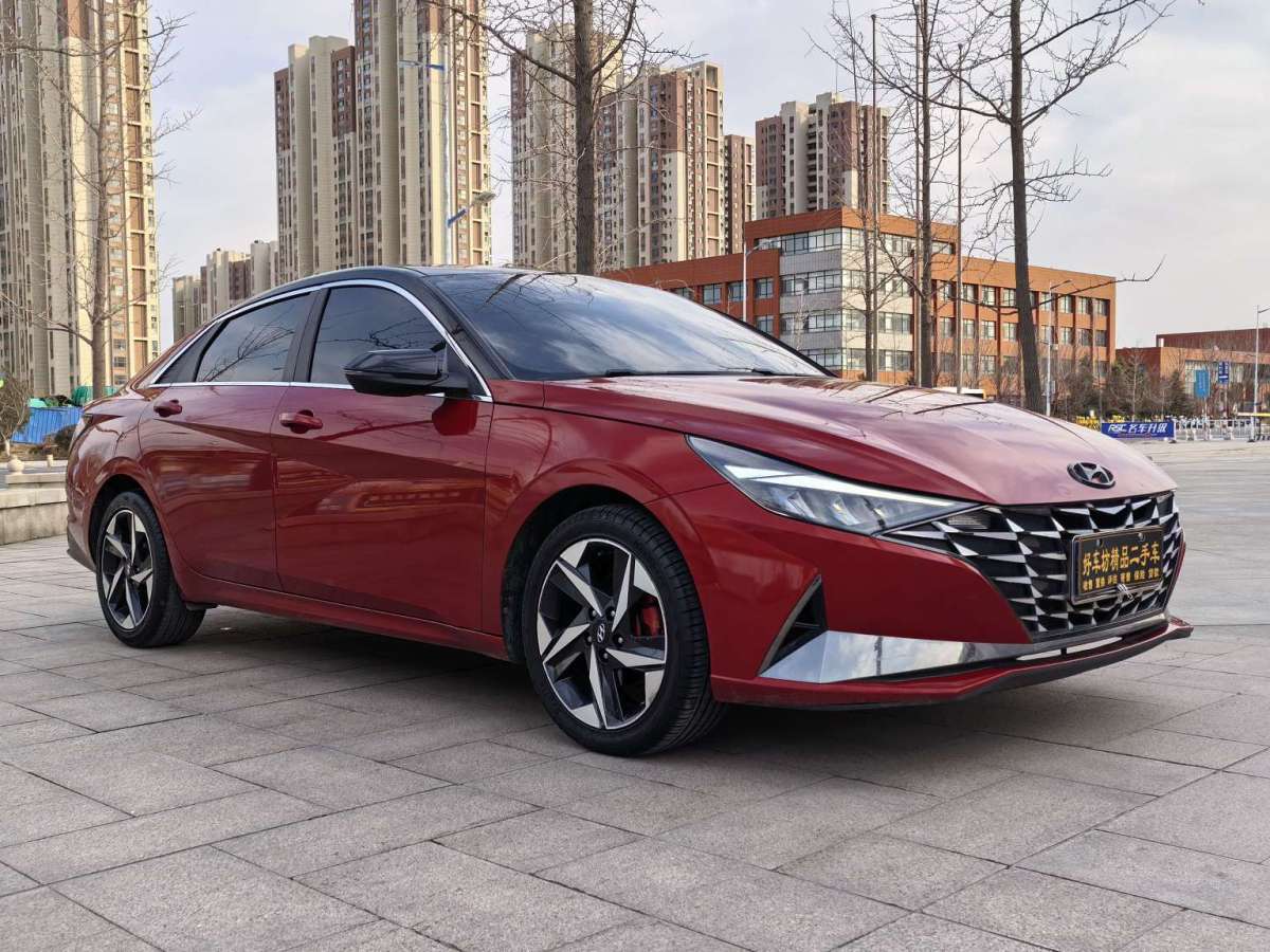 現(xiàn)代 伊蘭特  2021款 1.5L LUX尊貴版圖片