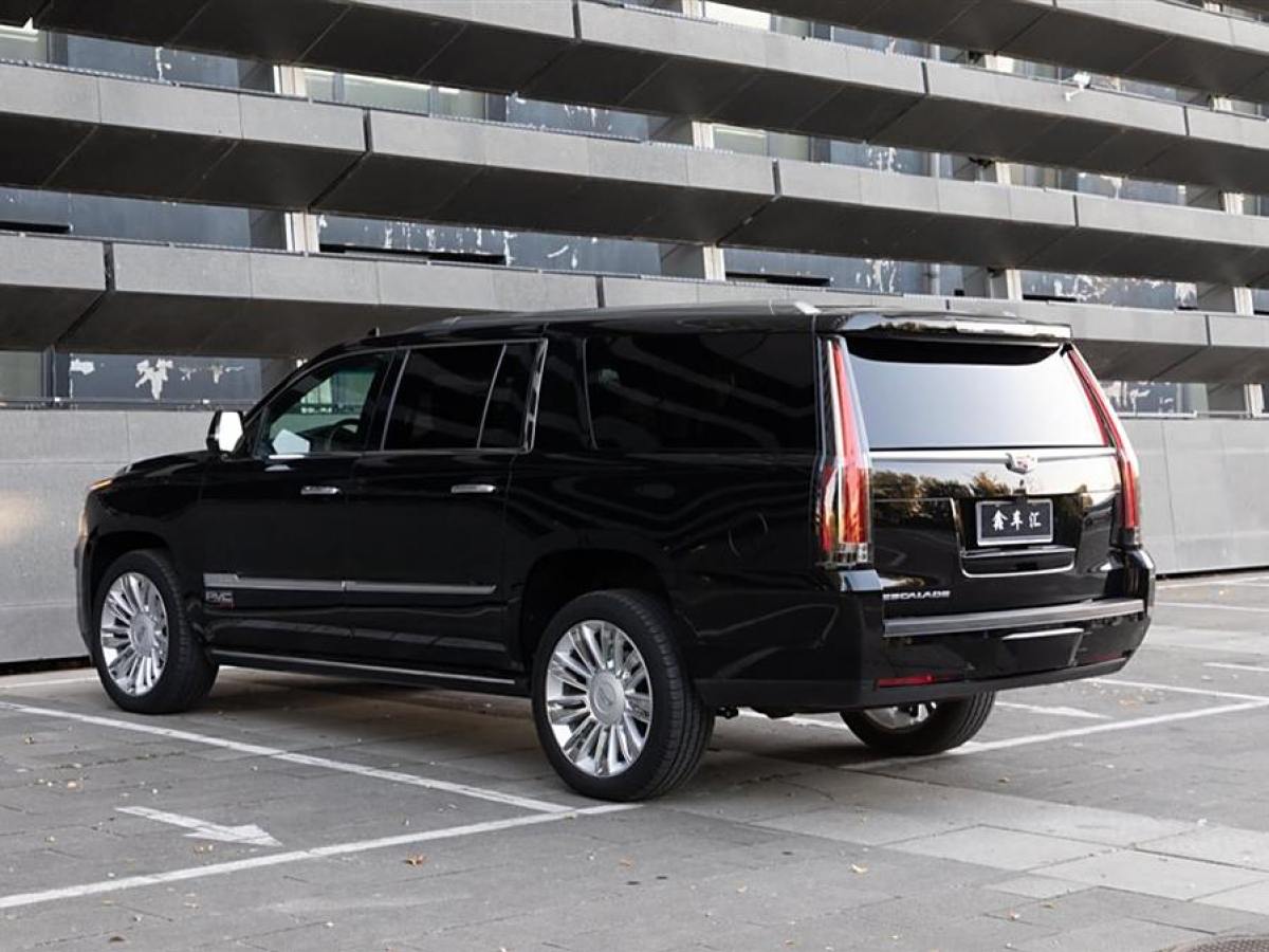 2018年5月凱迪拉克 凱雷德ESCALADE  2017款 6.2L ESV鉑金版加長(zhǎng)型