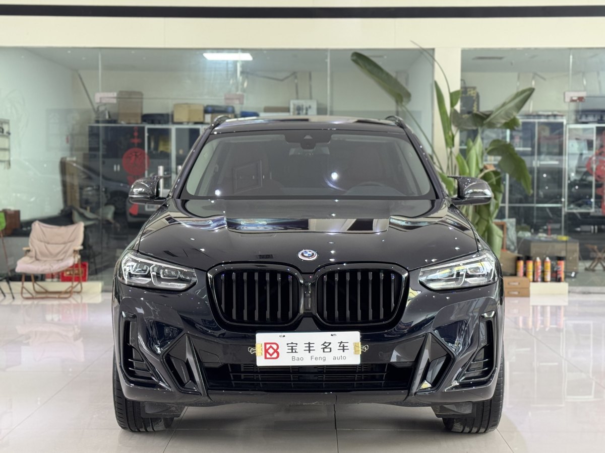 寶馬 寶馬X3  2022款 改款 xDrive30i 領(lǐng)先型 M曜夜套裝圖片