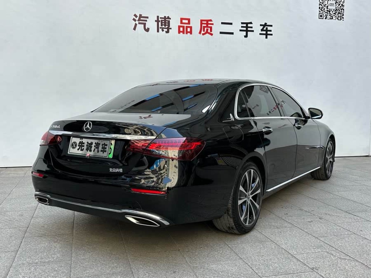 奔馳 奔馳E級新能源  2022款 改款 E 350 e L 插電式混合動力運動轎車圖片