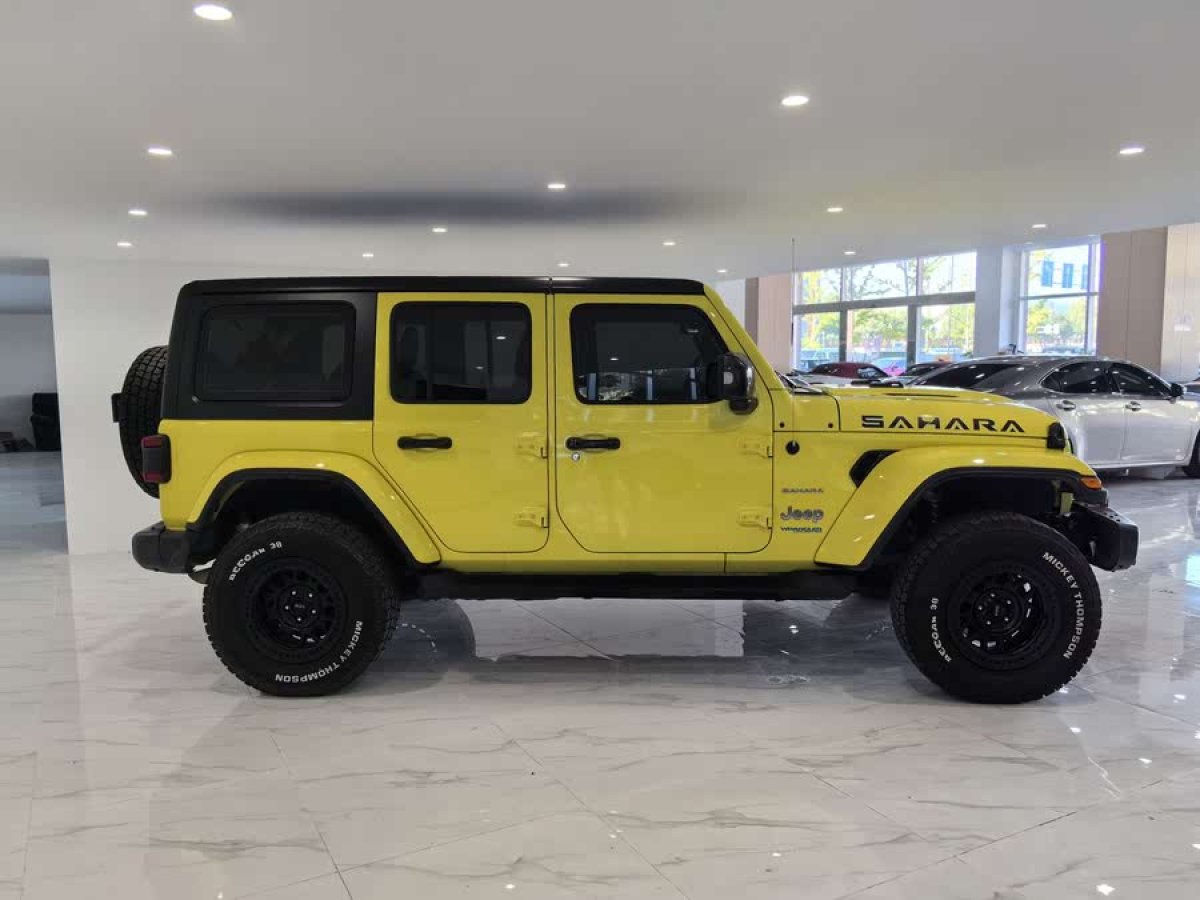 Jeep 牧馬人新能源  2022款 四門 2.0T 4xe 撒哈拉 螢光黃限量版圖片