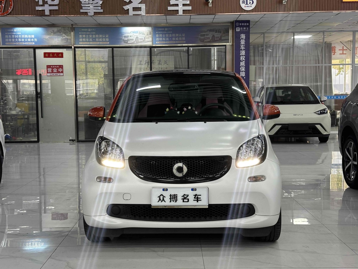 smart fortwo  2017款 1.0L 52千瓦魅蓝特别版图片