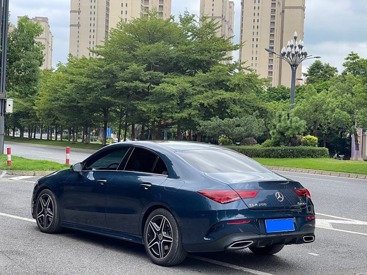 2021年9月奔馳 奔馳CLA級  2021款 CLA 200 4MATIC