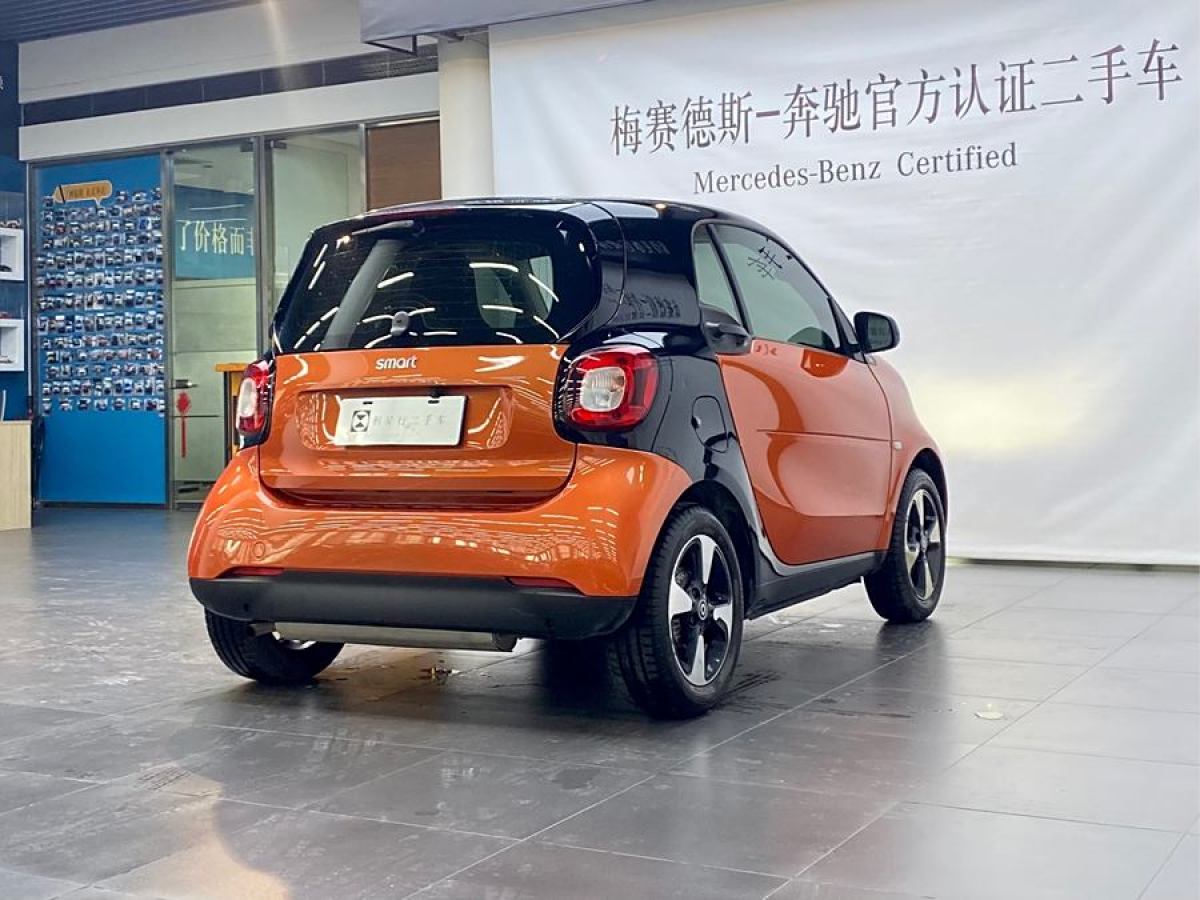 2018年10月smart fortwo  2018款 1.0L 52千瓦硬頂激情版