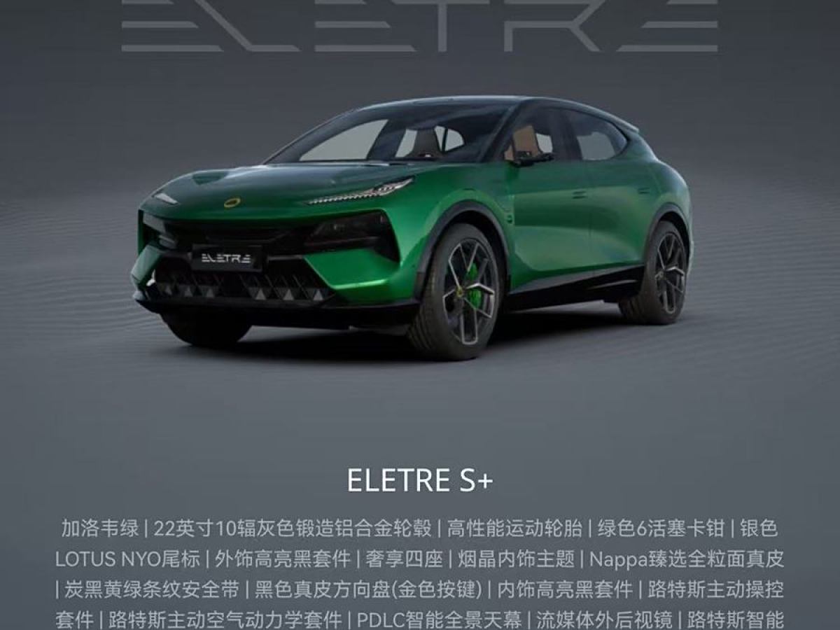 2023年10月路特斯 ELETRE  2023款 S+