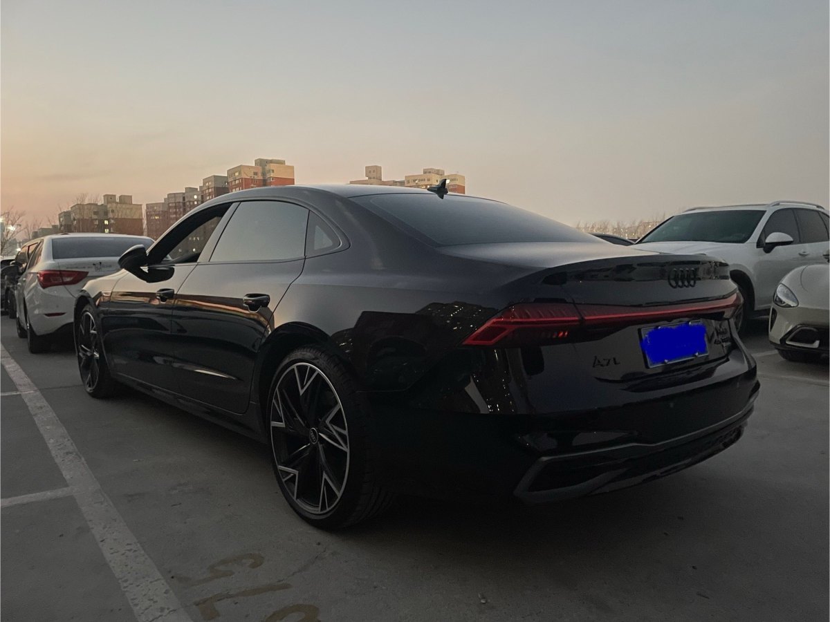 奧迪 奧迪A7L  2024款 45 TFSI quattro 黑武士版圖片