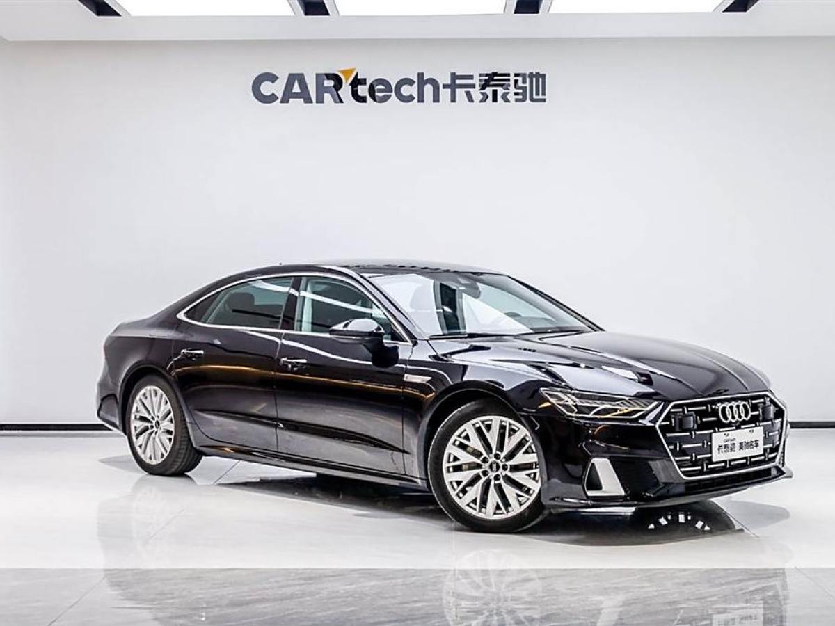 奧迪 奧迪A7L  2024款 45TFSI S-line 筑夢型 流晶套裝圖片