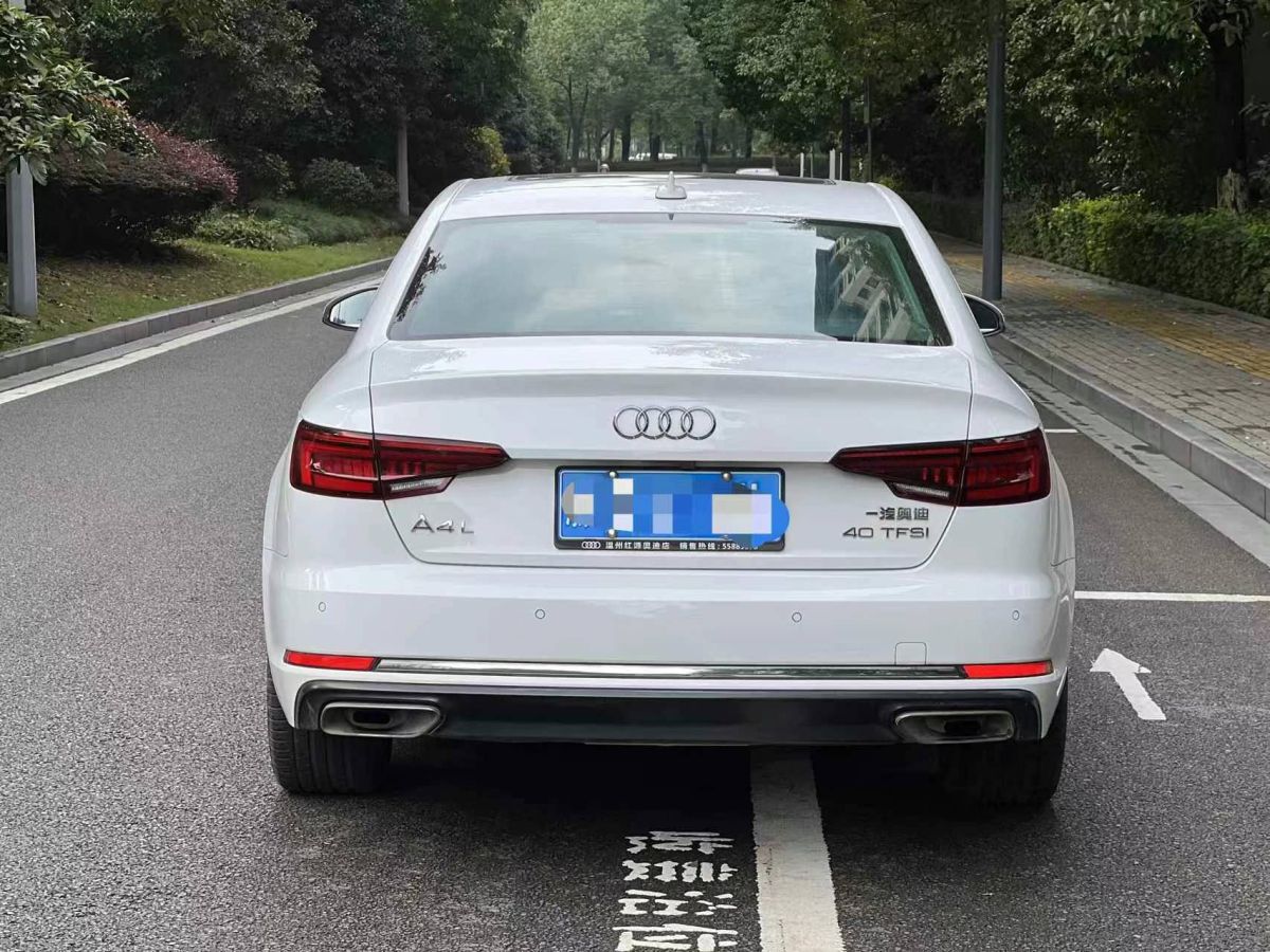 2019年1月奧迪 奧迪A4L  2019款 35 TFSI 進取型 國V