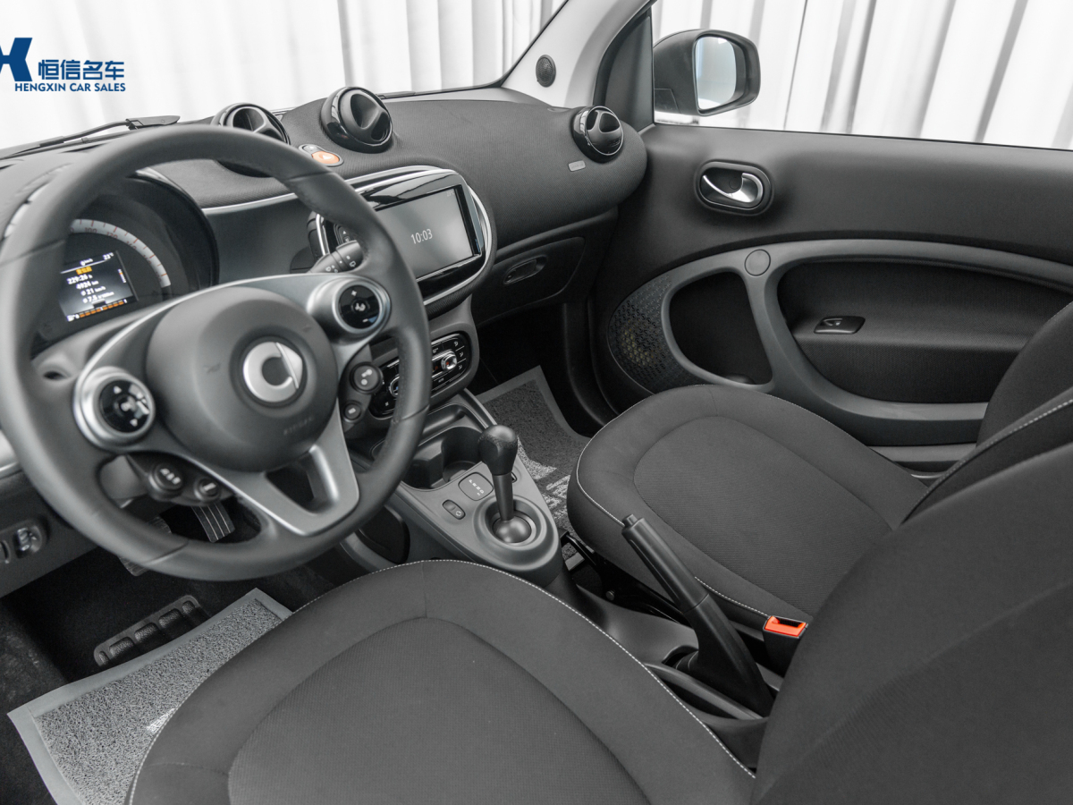 2019年10月smart fortwo  2019款 0.9T 66千瓦硬頂動(dòng)擎版 國(guó)VI