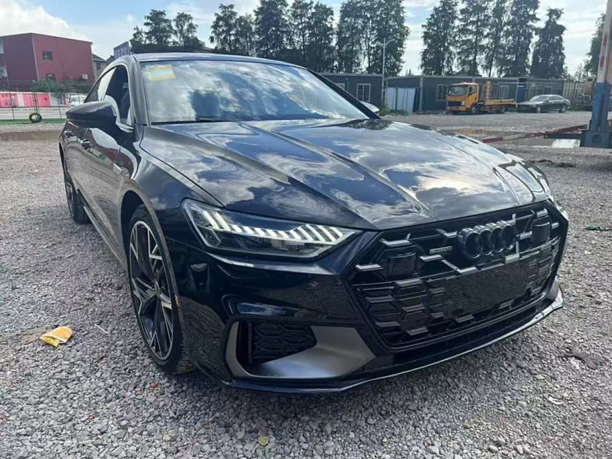 奧迪 奧迪A7L  2024款 45 TFSI quattro S-line 黑武士版圖片