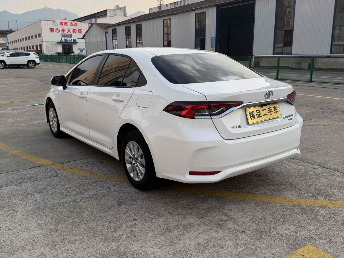 2020年5月豐田 卡羅拉  2021款 1.2T S-CVT 精英版