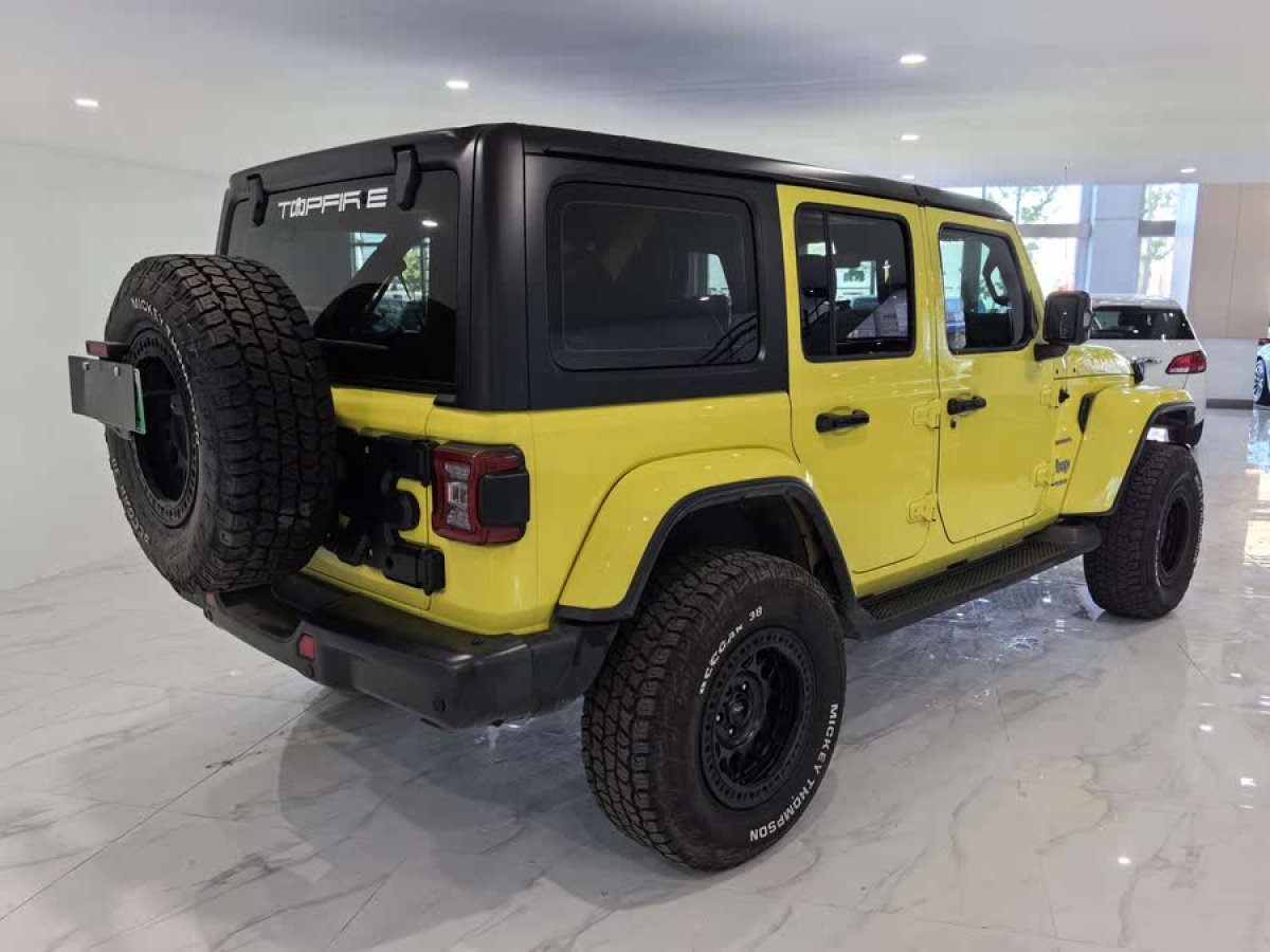 Jeep 牧馬人新能源  2022款 四門 2.0T 4xe 撒哈拉 螢光黃限量版圖片