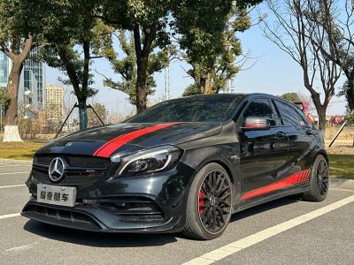 2018年1月 奔馳 奔馳A級AMG AMG A 45 4MATIC 暗夜雷霆限量版圖片