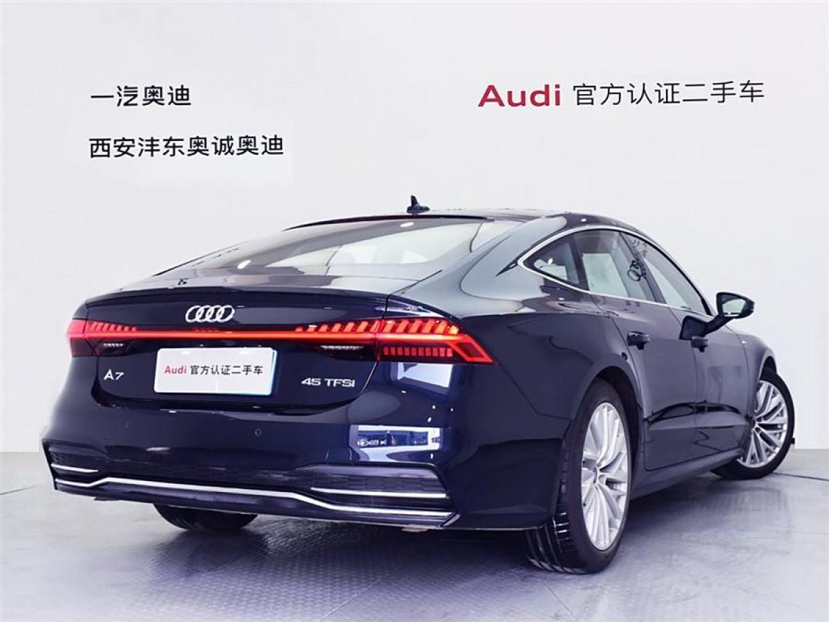 2022年1月奧迪 奧迪A7  2021款 45 TFSI 臻選型