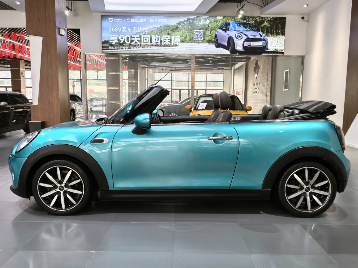 MINI MINI  2016款 1.5T COOPER CABRIO 加勒比藍(lán)限量版圖片