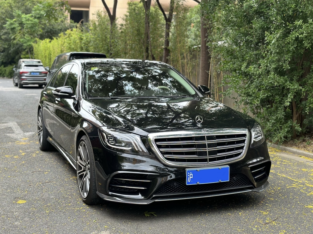 2021年4月奔馳 奔馳S級(jí)  2023款 改款 S 450 L 4MATIC