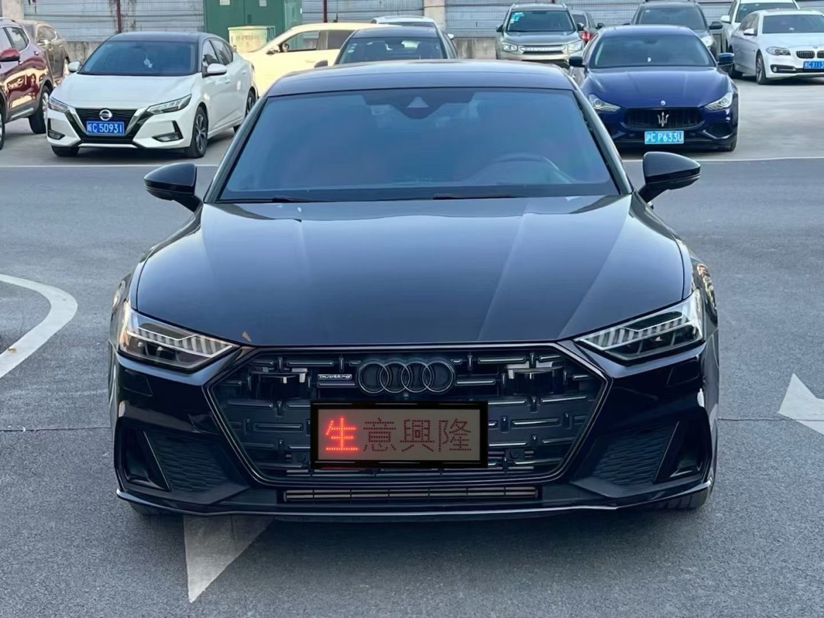 奧迪 奧迪A7L  2023款 55 TFSI quattro S-line 黑武士版圖片