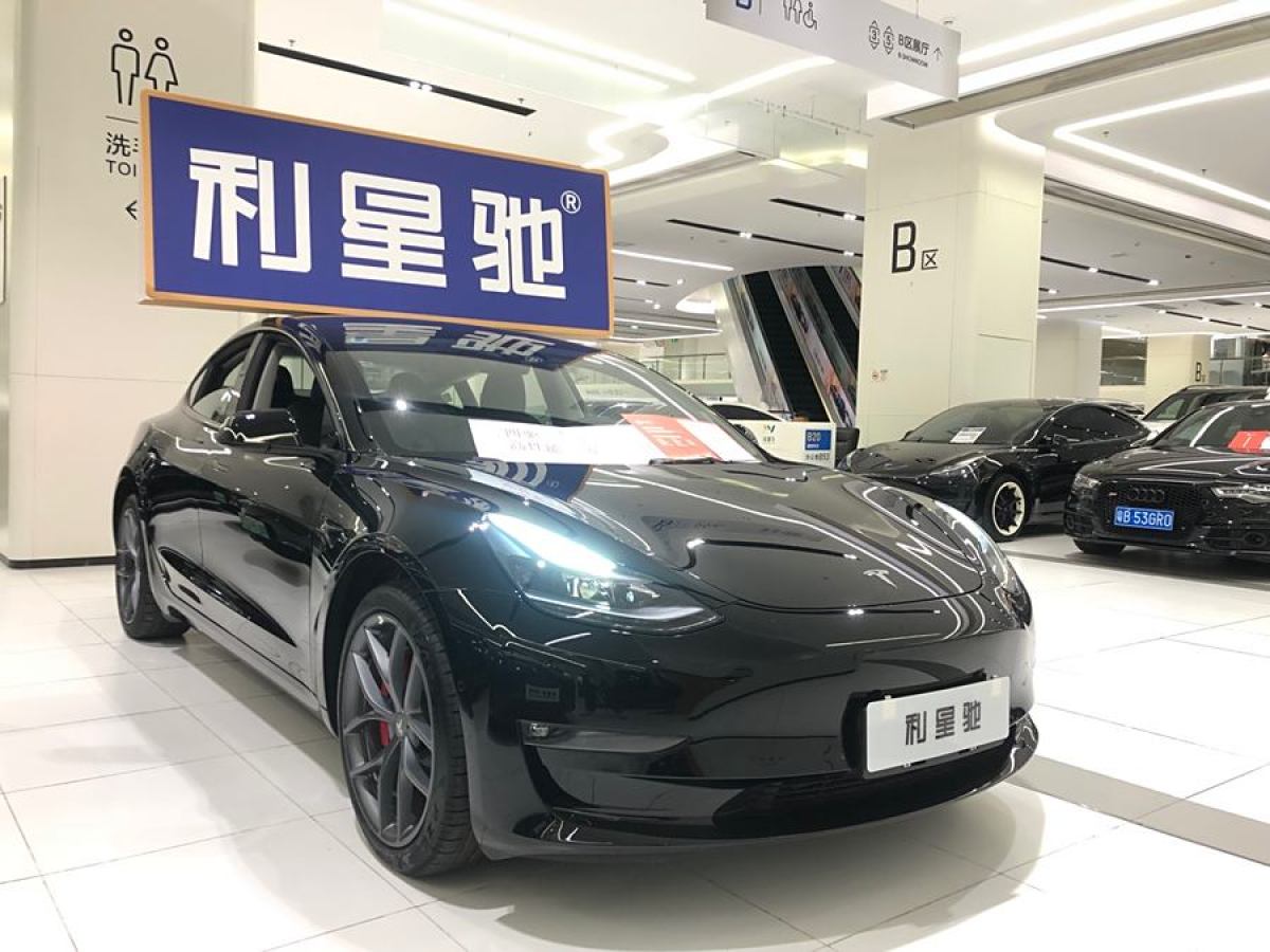 2023年1月特斯拉 Model 3  2022款 Performance高性能全輪驅(qū)動版