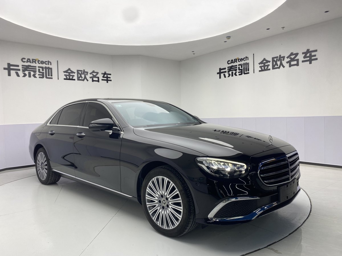 奔馳 奔馳E級  2021款 改款 E 300 L 時尚型圖片