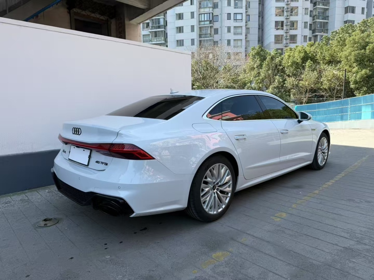 奧迪 奧迪A7L  2024款 45TFSI S-line 筑夢型 流晶套裝圖片