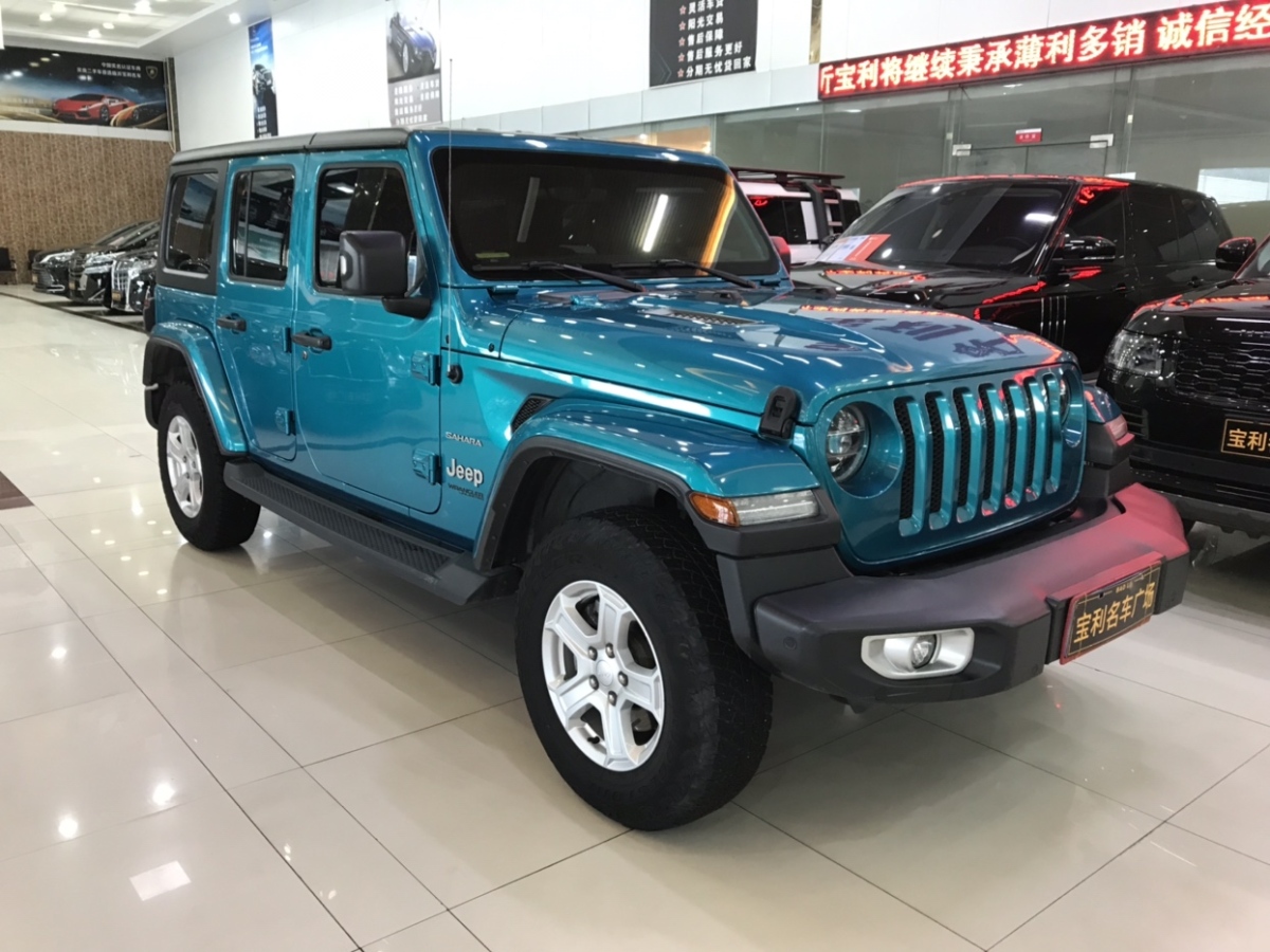 2020年1月Jeep 牧馬人  2019款  2.0T Sahara 四門版