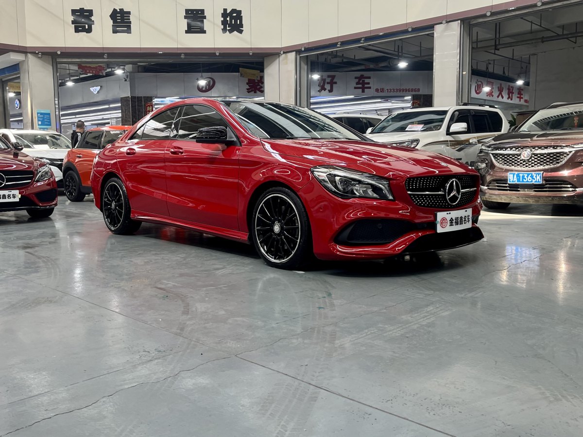 2016年9月奔馳 奔馳CLA級(jí)  2016款 改款 CLA 220 4MATIC