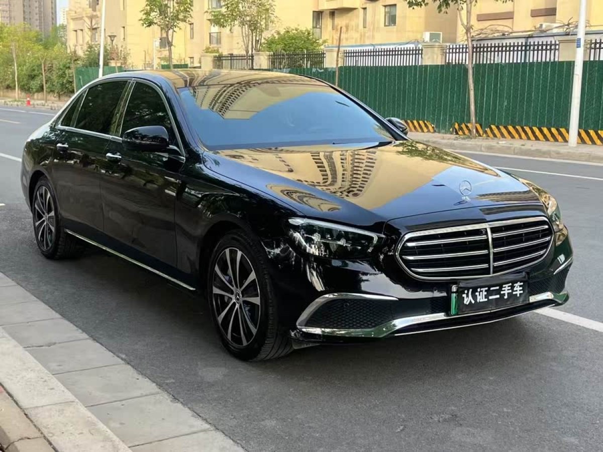 奔馳 奔馳E級新能源  2022款 改款 E 350 e L 插電式混合動力轎車圖片