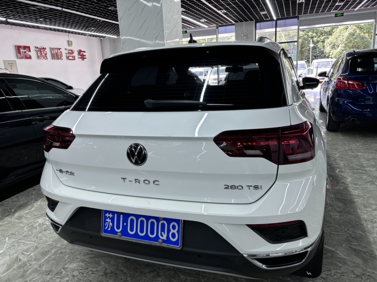 大眾 T-ROC探歌  2021款 改款 280TSI DSG兩驅(qū)精英智聯(lián)版圖片