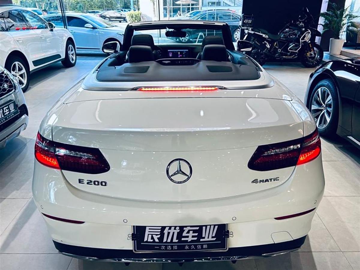 奔馳 奔馳E級(jí)  2018款 E 200 4MATIC 敞篷轎跑車圖片